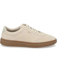 BOSS - Leather Sneaker - Lyst