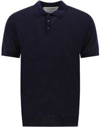 Golden Goose - Merino Wool Button-Down Polo Shirt - Lyst