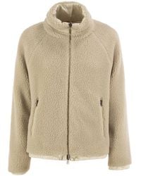 Herno - Reversible Teddy Fleece And Technical Nylon Jacket - Lyst