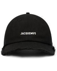 Jacquemus - Cotton Hat With Logo - Lyst