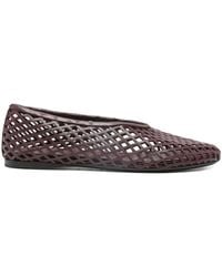 Proenza Schouler - Tee Perforated Ballerina Flats - Lyst