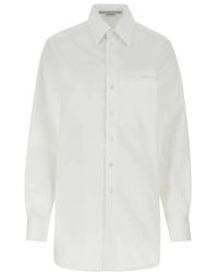 Stella McCartney - Poplin Shirt Cotton - Lyst