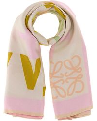 Loewe - Printed Silk Foulard - Lyst