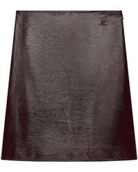 Courreges - Courregès Cotton Polyurethane Elastane Skirt - Lyst