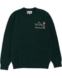 MC2 Saint Barth - Sweater With Embroidery - Lyst