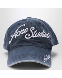 Acne Studios - Washed-Effect Baseball Cap With Logo - Lyst