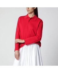 Flore Flore - Diana Organic Cotton Polo Shirt - Lyst