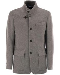 Fay - Wool Pea Coat - Lyst
