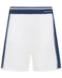CASABLANCA - Mesh Stripes Shorts - Lyst