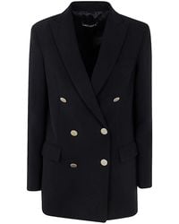 DR. HOPE - Bott. Double Breasted Coat - Lyst