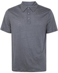 Majestic - Linen Short Sleeves Polo Shirt - Lyst