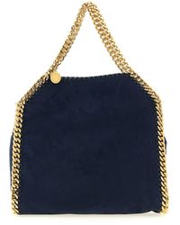 Stella McCartney - 'Falabella Mini' Suede Shoulder Bag - Lyst