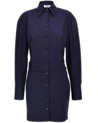 The Attico - Draped Dress - Lyst