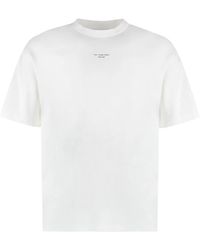 Drole de Monsieur - Slogan Classique Cotton Crew-Neck T-Shirt - Lyst