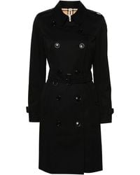 Burberry - Cotton Trench Coat - Lyst