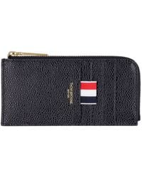 Thom Browne - Grain Leather Cardholder For Fw23 - Lyst