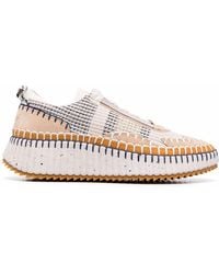 Chloé - Fabric Nama Sneakers - Lyst