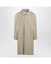 Burberry - Cotton Overcoat - Lyst