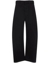 Lemaire - Twisted Belted Pants - Lyst