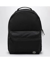 Stone Island - Nylon Backpack With Logo Patch - Lyst