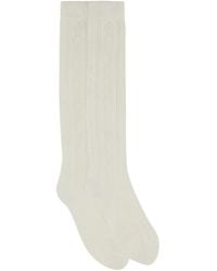 Valentino - Perforated Cotton Socks With Vlogo - Lyst