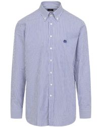 Etro - Roma Logo Bd Shirt - Lyst