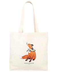 Maison Kitsuné - Tote Bag Dreaming Fox - Lyst