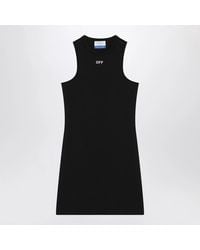 Off-White c/o Virgil Abloh - Sleek Rowing Logo-Print Mini Dress - Lyst