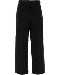 Philosophy Di Lorenzo Serafini - Stretch Cotton Wide-Leg Pant - Lyst