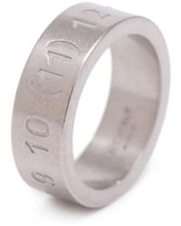 Maison Margiela Twisted Ring in Metallic for Men | Lyst