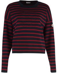 Moncler - Virgin Wool Crew-neck Sweater - Lyst