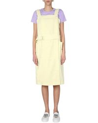 KENZO - Denim Midi Dress - Lyst