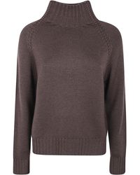 Rossopuro - Long Sleeved Turtle Neck Sweater - Lyst