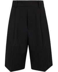 Yohji Yamamoto - R-4Tuck Short Pants - Lyst