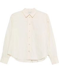 forte_forte - Beurre Cotton Popline Boxy Shirt - Lyst