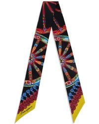 Dolce & Gabbana - Dolce & Gabbana Scarf With Colorful Details - Lyst