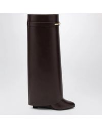 Givenchy - Shark Pinch Leather Boots - Lyst