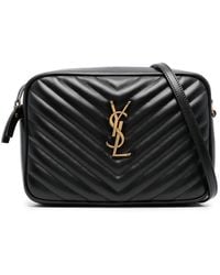 Saint Laurent - Quilted Lou Crossbody Bag - Lyst