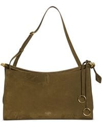 Alaïa - Alaia Le Click Pocket 35 Suede Leather Shoulder Bag - Lyst
