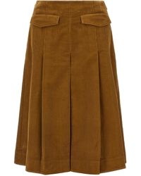 Tory Burch - Corduroy Skirt - Lyst