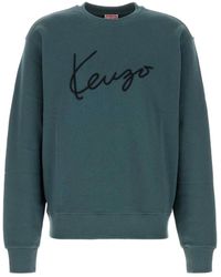KENZO - Signature Embroidered Sweatshirt - Lyst
