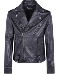 Golden Goose - "Golden M's" Jacket Chiodo Nappa Waxed - Lyst