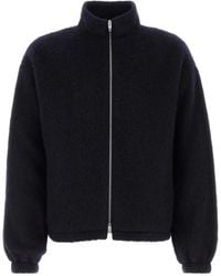 Jil Sander - Midnight Wool Blend Sweatshirt - Lyst