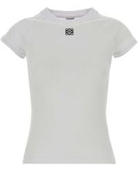 Loewe - Stretch Cotton Blend T-Shirt - Lyst