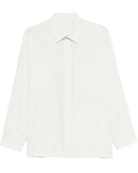 HOMME PLISSÉ - Homme Plisse Issey Miyake Long-Sleeve Boxy Shirt - Lyst