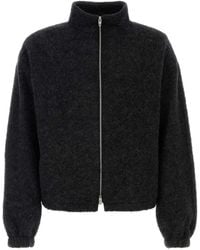 Jil Sander - Zip Up Sweatshirt Emb - Lyst