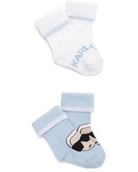 KARL LAGERFELD - Set 2 Socks - Lyst