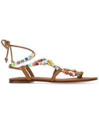 Alameda Turquesa - Embellished Synthetic Leather Alegria Sandals - Lyst