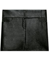 Courreges - Mini Skirt With Concealed Fastening And Pockets - Lyst