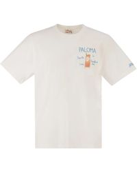 MC2 Saint Barth - T-Shirt With Embroidery On The Chest - Lyst
